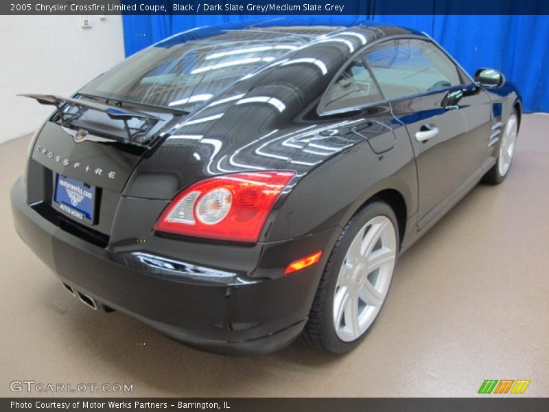 Black / Dark Slate Grey/Medium Slate Grey 2005 Chrysler Crossfire Limited Coupe