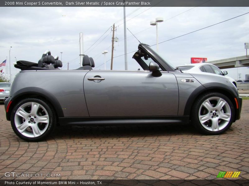 Dark Silver Metallic / Space Gray/Panther Black 2008 Mini Cooper S Convertible