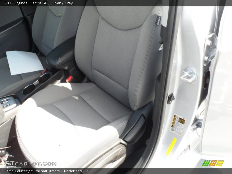 Silver / Gray 2012 Hyundai Elantra GLS
