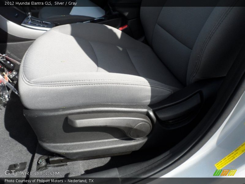 Silver / Gray 2012 Hyundai Elantra GLS