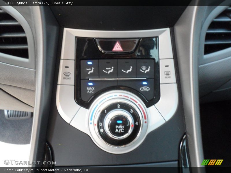 Silver / Gray 2012 Hyundai Elantra GLS