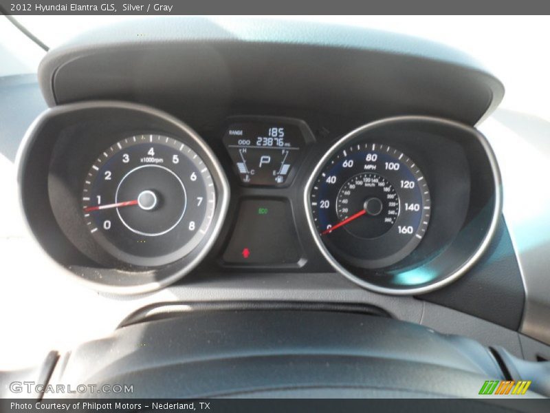 Silver / Gray 2012 Hyundai Elantra GLS