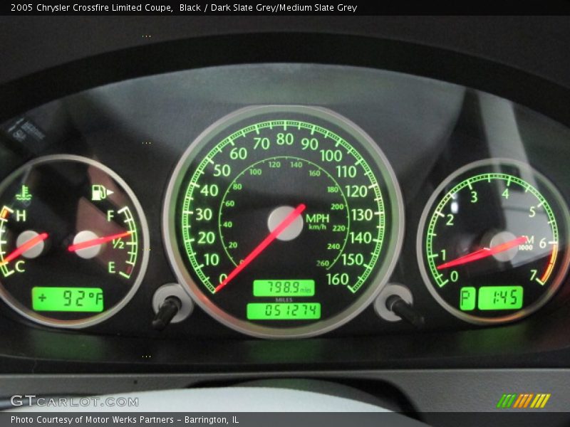  2005 Crossfire Limited Coupe Limited Coupe Gauges
