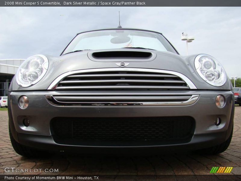 Dark Silver Metallic / Space Gray/Panther Black 2008 Mini Cooper S Convertible
