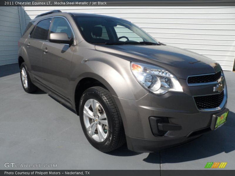 Mocha Steel Metallic / Jet Black 2011 Chevrolet Equinox LT