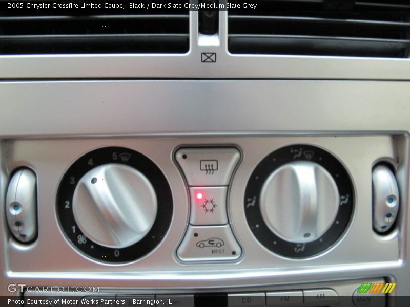 Controls of 2005 Crossfire Limited Coupe