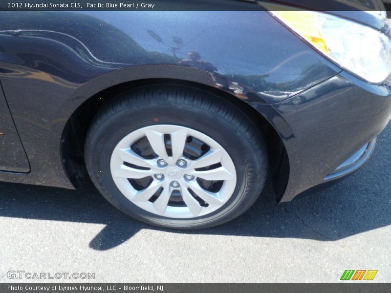 Pacific Blue Pearl / Gray 2012 Hyundai Sonata GLS