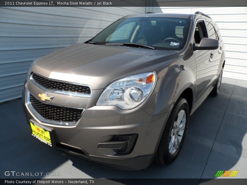Mocha Steel Metallic / Jet Black 2011 Chevrolet Equinox LT