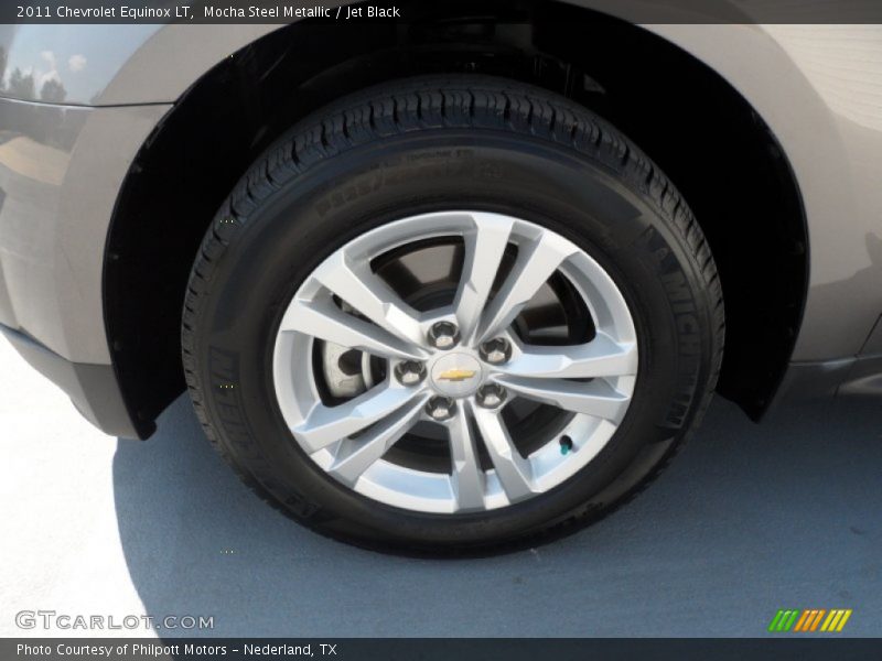 Mocha Steel Metallic / Jet Black 2011 Chevrolet Equinox LT