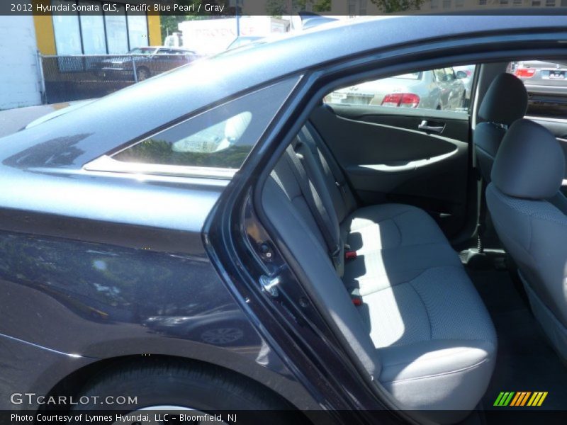 Pacific Blue Pearl / Gray 2012 Hyundai Sonata GLS