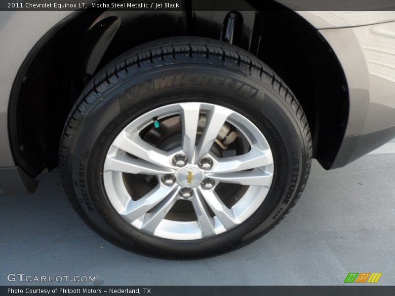 Mocha Steel Metallic / Jet Black 2011 Chevrolet Equinox LT