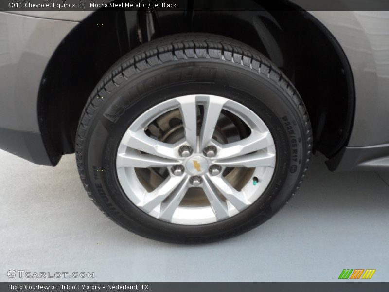 Mocha Steel Metallic / Jet Black 2011 Chevrolet Equinox LT