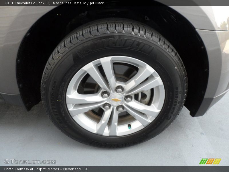 Mocha Steel Metallic / Jet Black 2011 Chevrolet Equinox LT
