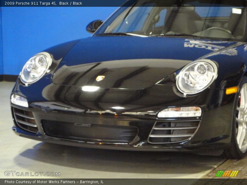 Black / Black 2009 Porsche 911 Targa 4S