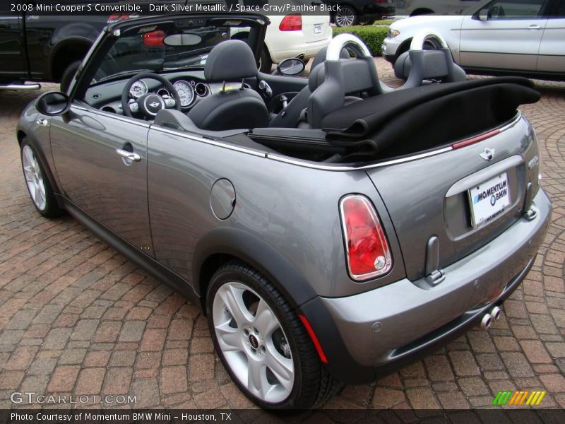 Dark Silver Metallic / Space Gray/Panther Black 2008 Mini Cooper S Convertible