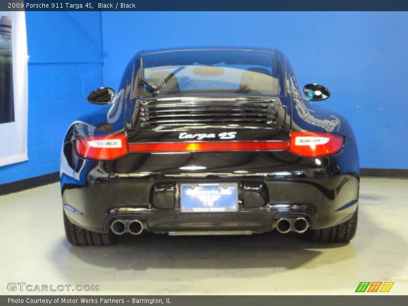Black / Black 2009 Porsche 911 Targa 4S