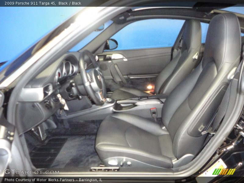 Front Seat of 2009 911 Targa 4S