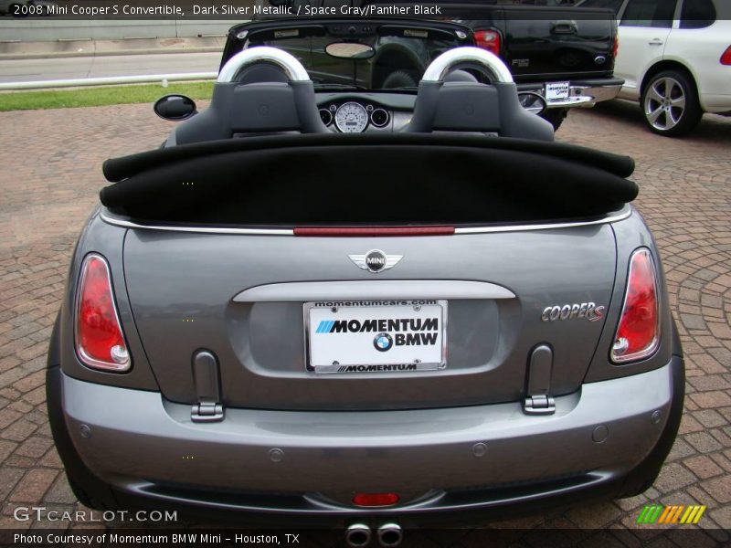 Dark Silver Metallic / Space Gray/Panther Black 2008 Mini Cooper S Convertible