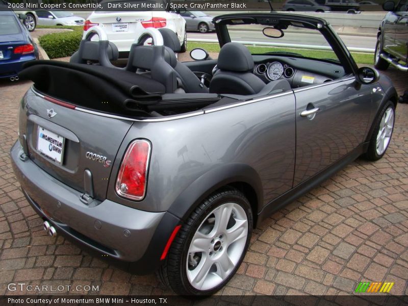 Dark Silver Metallic / Space Gray/Panther Black 2008 Mini Cooper S Convertible