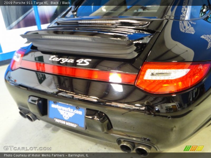 Black / Black 2009 Porsche 911 Targa 4S