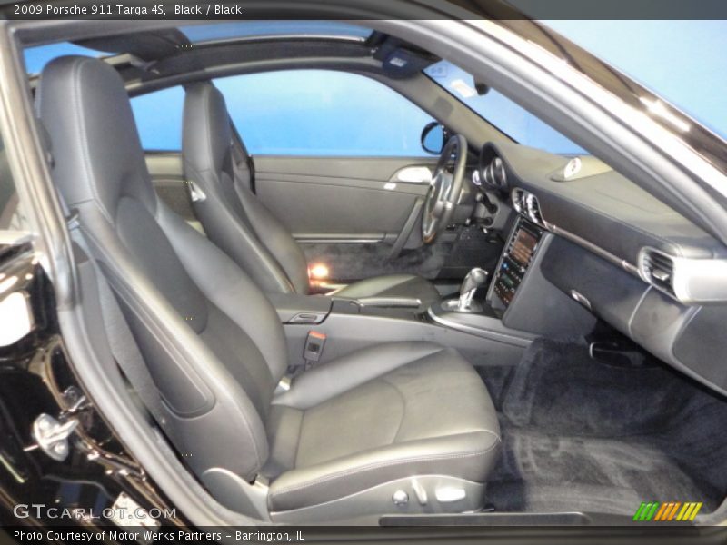 Black / Black 2009 Porsche 911 Targa 4S