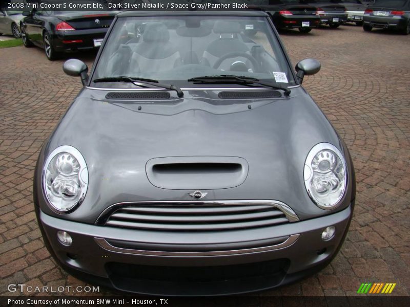 Dark Silver Metallic / Space Gray/Panther Black 2008 Mini Cooper S Convertible