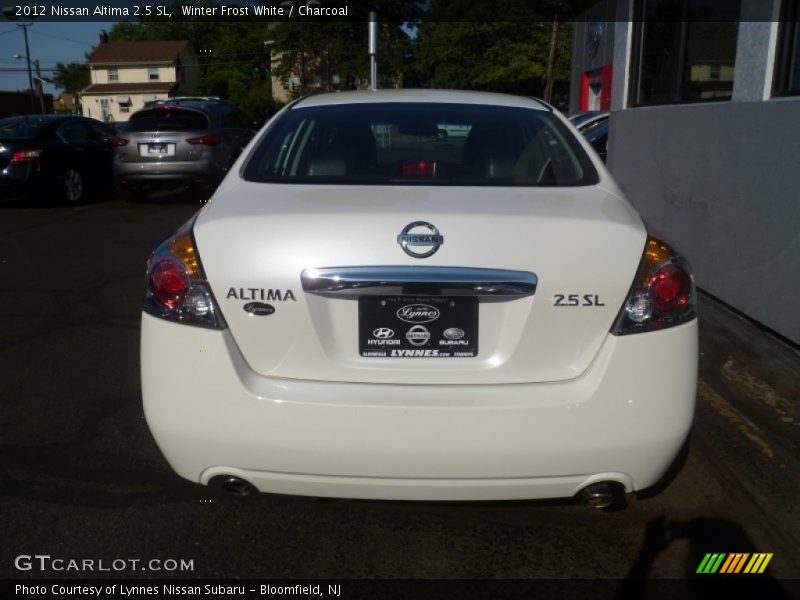 Winter Frost White / Charcoal 2012 Nissan Altima 2.5 SL