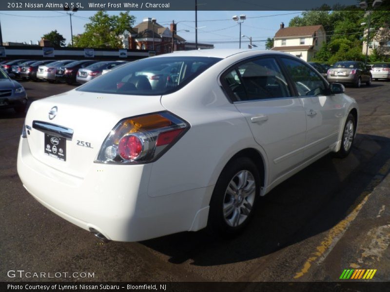Winter Frost White / Charcoal 2012 Nissan Altima 2.5 SL