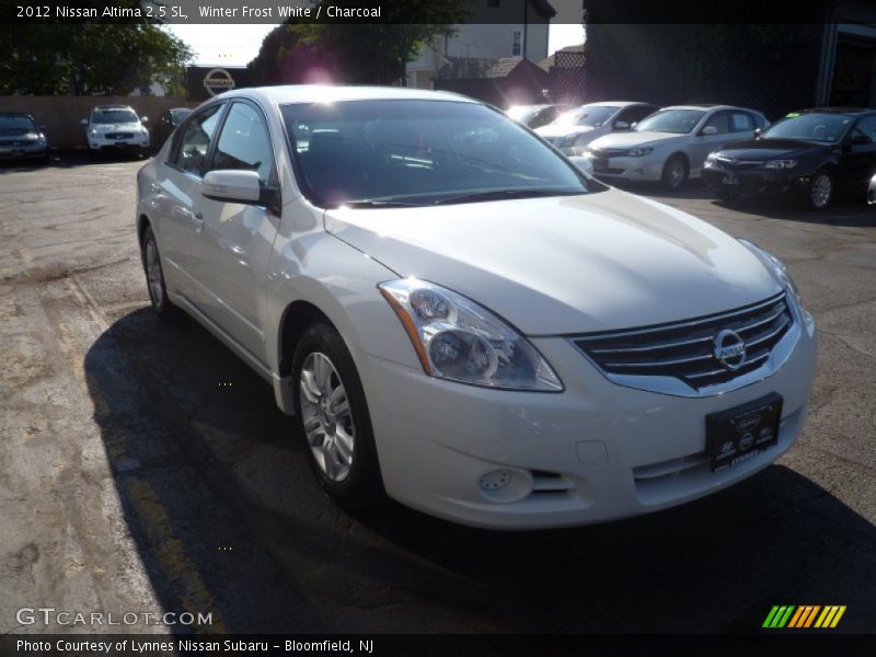 Winter Frost White / Charcoal 2012 Nissan Altima 2.5 SL