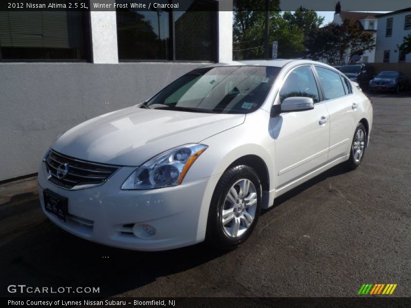 Winter Frost White / Charcoal 2012 Nissan Altima 2.5 SL