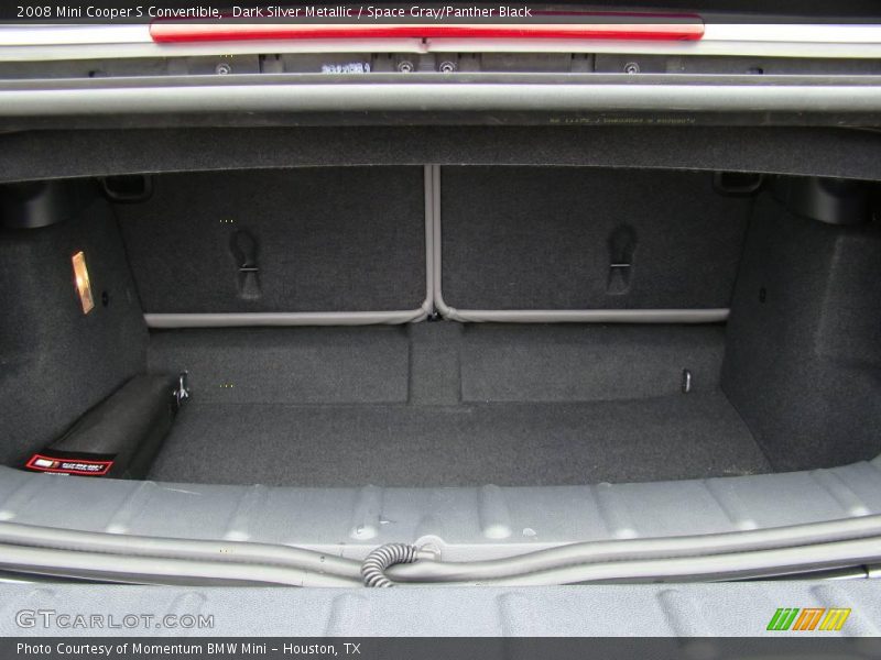 Dark Silver Metallic / Space Gray/Panther Black 2008 Mini Cooper S Convertible