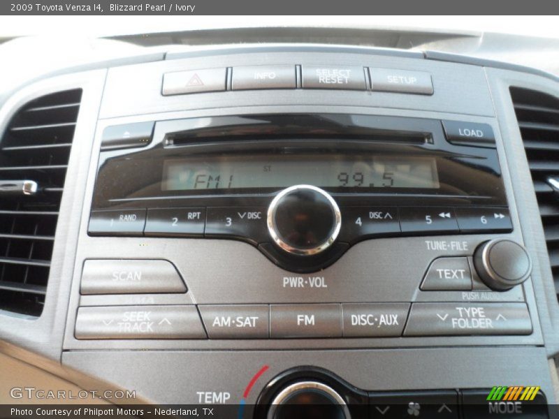 Blizzard Pearl / Ivory 2009 Toyota Venza I4