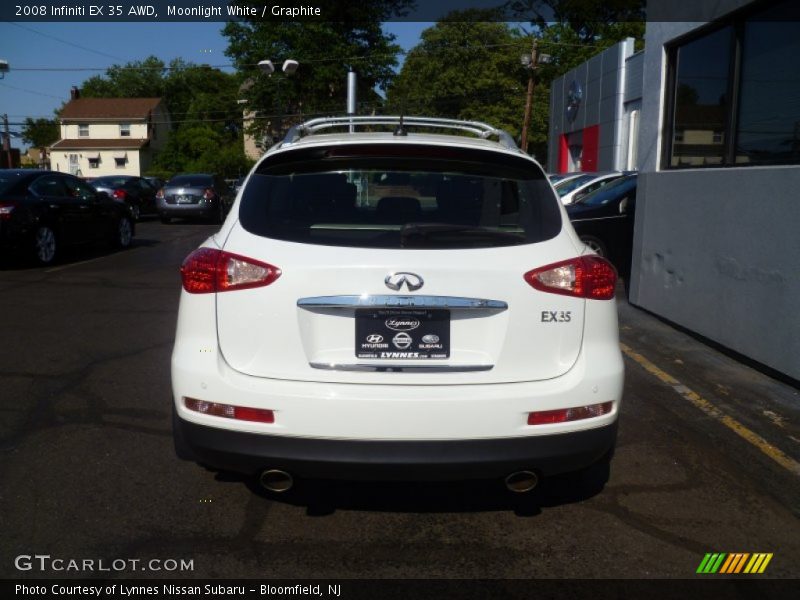 Moonlight White / Graphite 2008 Infiniti EX 35 AWD