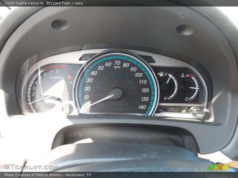 Blizzard Pearl / Ivory 2009 Toyota Venza I4