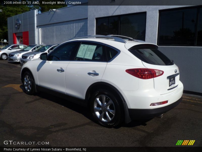 Moonlight White / Graphite 2008 Infiniti EX 35 AWD