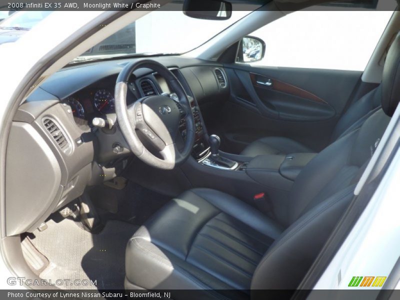 Moonlight White / Graphite 2008 Infiniti EX 35 AWD