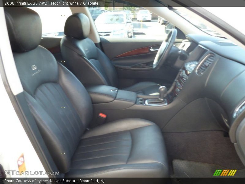 Moonlight White / Graphite 2008 Infiniti EX 35 AWD