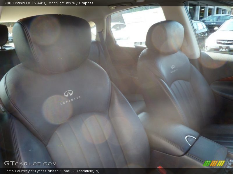 Moonlight White / Graphite 2008 Infiniti EX 35 AWD