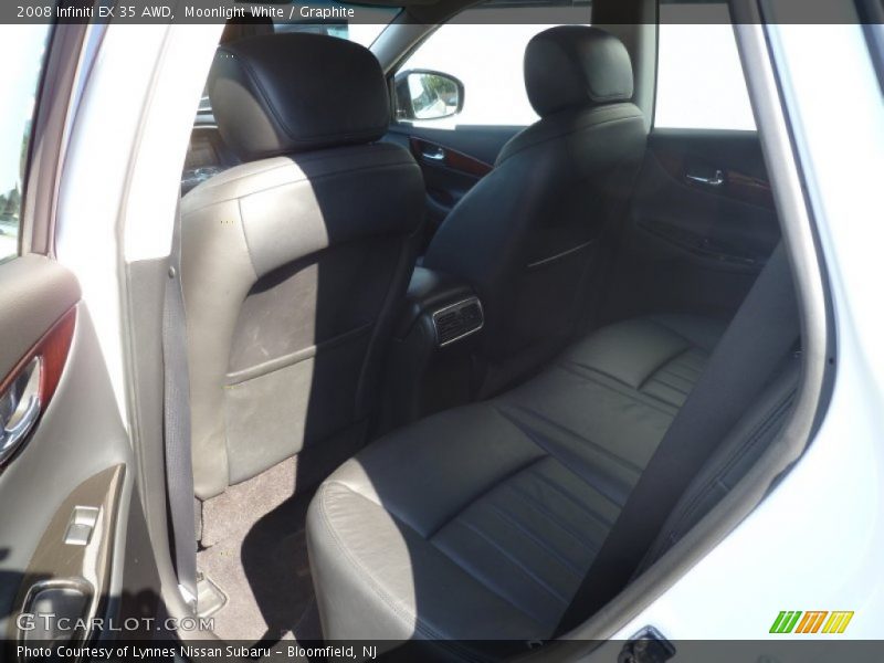 Moonlight White / Graphite 2008 Infiniti EX 35 AWD