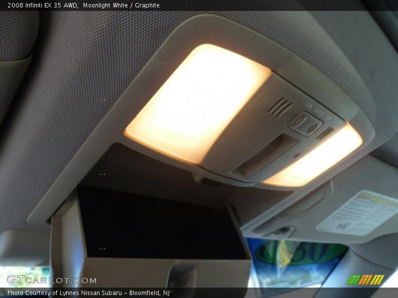 Moonlight White / Graphite 2008 Infiniti EX 35 AWD