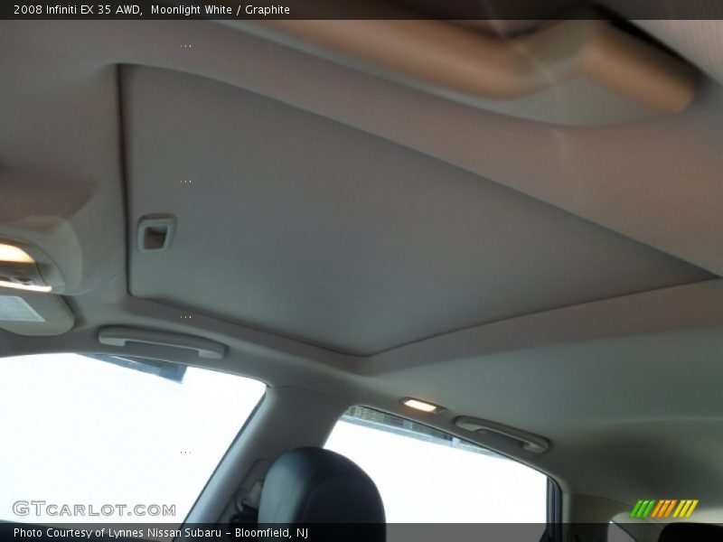 Moonlight White / Graphite 2008 Infiniti EX 35 AWD