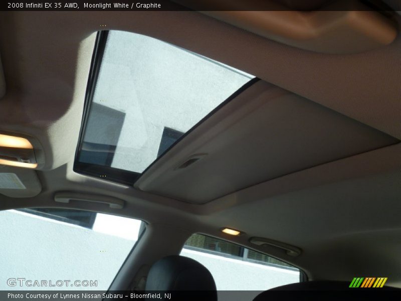 Moonlight White / Graphite 2008 Infiniti EX 35 AWD