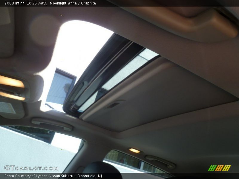 Moonlight White / Graphite 2008 Infiniti EX 35 AWD
