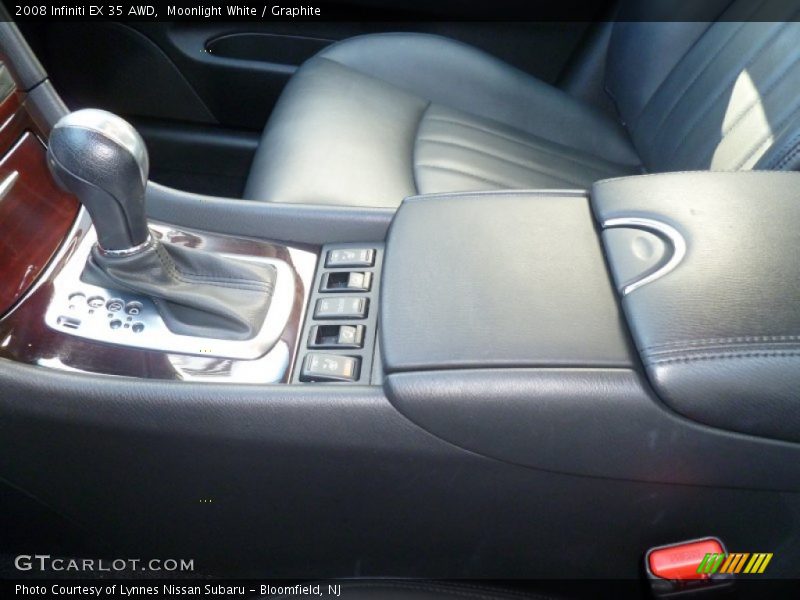 Moonlight White / Graphite 2008 Infiniti EX 35 AWD