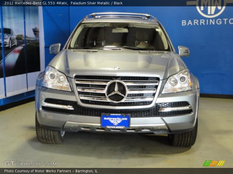 Paladium Silver Metallic / Black 2012 Mercedes-Benz GL 550 4Matic