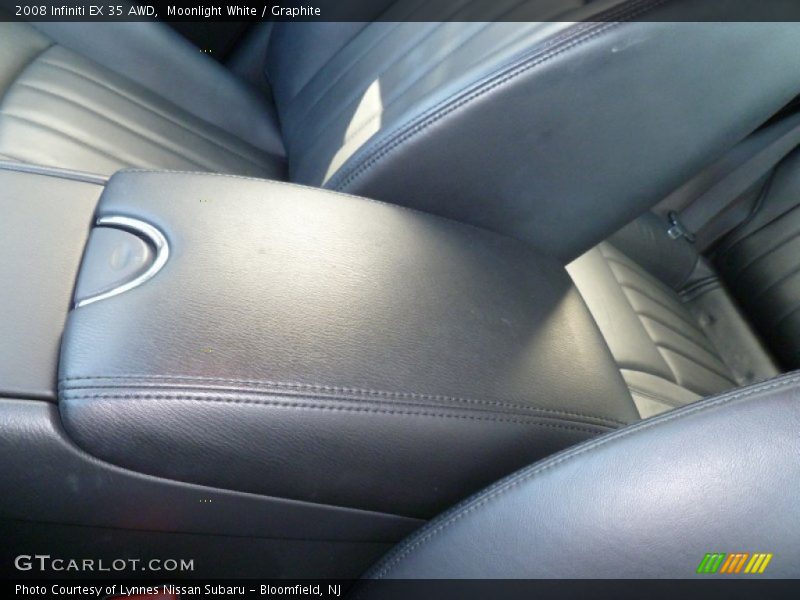 Moonlight White / Graphite 2008 Infiniti EX 35 AWD