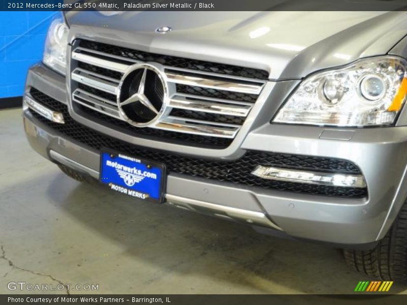 Paladium Silver Metallic / Black 2012 Mercedes-Benz GL 550 4Matic