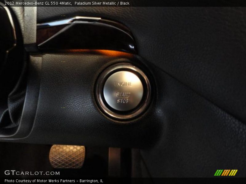 Paladium Silver Metallic / Black 2012 Mercedes-Benz GL 550 4Matic