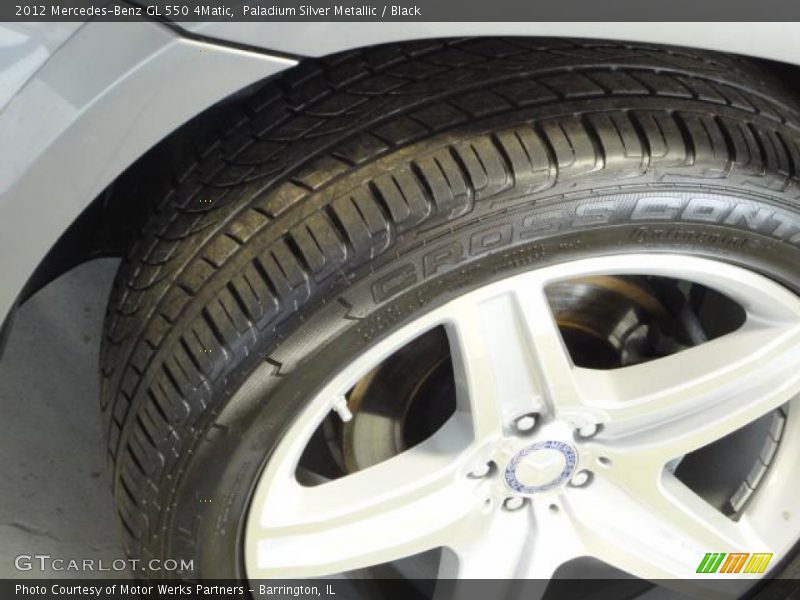 Paladium Silver Metallic / Black 2012 Mercedes-Benz GL 550 4Matic