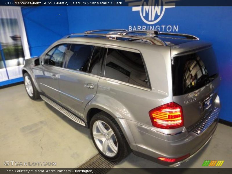 Paladium Silver Metallic / Black 2012 Mercedes-Benz GL 550 4Matic